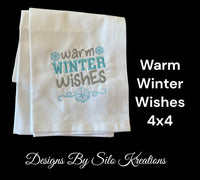 WARM WINTER WISHES 4X4