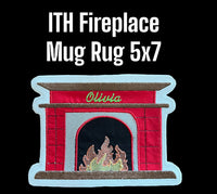 ITH FIREPLACE MUG RUG 5X7