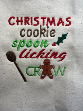 CHRISTMAS COOKIE SPOON LICKING CREW 5X5