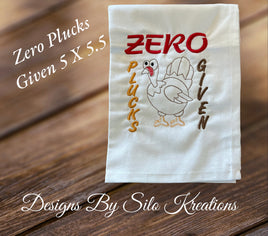 ZERO PLUCKS GIVEN 5X 5.5