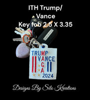 ITH TRUMP/VANCE KEY FOB 2.5 X 3.35