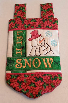 ITH LET IT SNOW BANNER 9X6