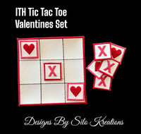 ITH TIC TAC TOE BOARD AND VALENTINE TABS SET