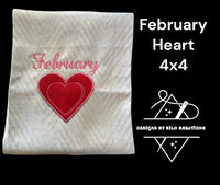 FEBRUARY HEART 4X4