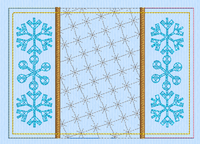 ITH MOTIF SNOW FLAKE SET