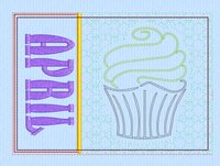 ITH CUPCAKE MUG RUG 5X7 APRIL