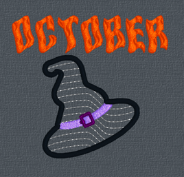 OCTOBER WITCH HAT 4X4