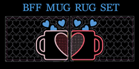 ITH BFF MUG RUG SET 5X7