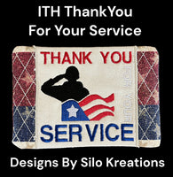 ITH THANK YOU FOR YOUR SERVICE MUG RUG 5X7