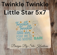 TWINKLE TWINKLE LITTLE STAR 5X7