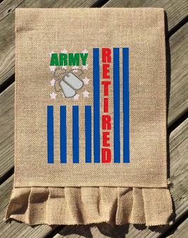 Army Retired Flag 5x7