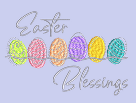 Silo Easter Egg Blessings 5x7