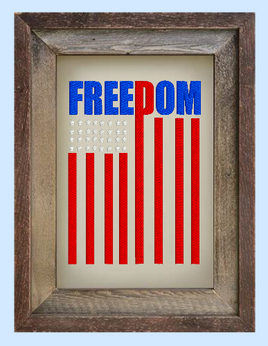 Freedom Flag 5x7