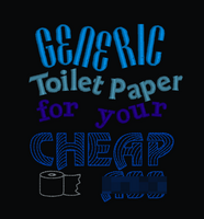 Generic Toilet Paper 4x4