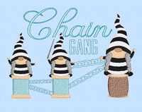 Gnome Chain Gang 5x7