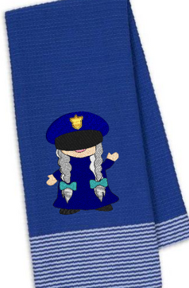 Silo Gnome Police Woman 4x5