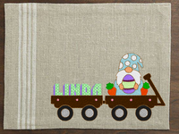 Gnome With Wagon 4x7