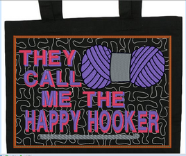 They Call Me The Happy Hooker Mug Rug