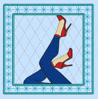 Heels and Jeans Squares Set  (1-5)  5x5