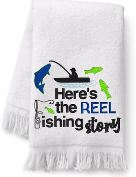 Here's The Reel Fishing Story 5x5