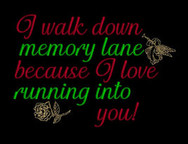 I walk down memory lane 5x7