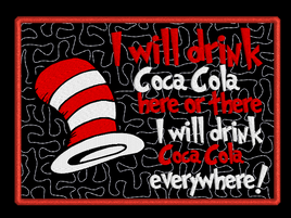 Silo I Will Drink Coca Cola Mug Rug 5x7