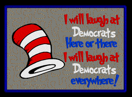 Silo I Will Laugh At Democrats Mug Rug 5x7