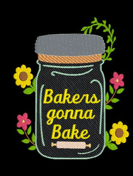 Mason Jar Bakers Gonna Bake 5x6