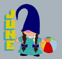 Silo Monthly Calendar Gnome Girl Bundle 5x5 (Jan-Dec)