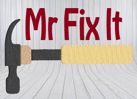 Mr Fix It 5x7  PLUS Bonus Little Mr. Broke it  FREE