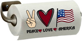 Silo Peace Love America 5x7