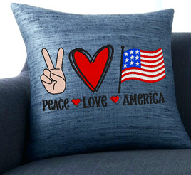 Silo Peace Love America 9x5