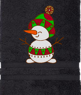 Snowman With Hat 5x6