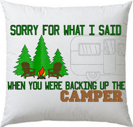 Sorry For What I Said Camper 9x6