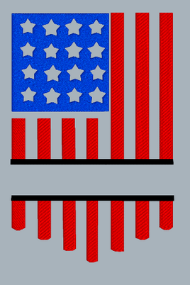 Split Flag 9x6