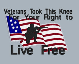 Veterans Took This Knee  5x7