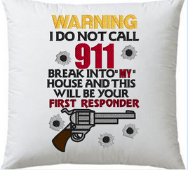Warning First Responder   3 sections (5x7 each)