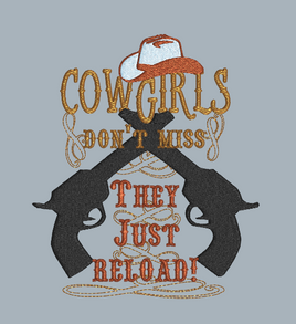 Cowgirls Don't Miss  5x6
