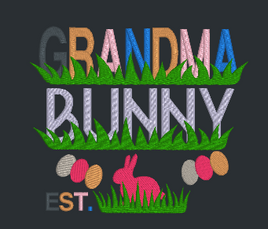 Grandma Bunny 6x5