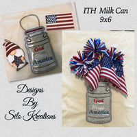 ITH MILK CAN HOLDER  SET 8X5
