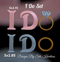 I Do Set. (Hers 2.15 x5) (His 2.85 x5)