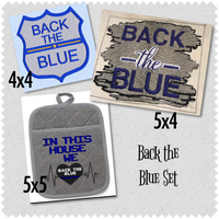 Back The Blue Set  ( 3 different designs)