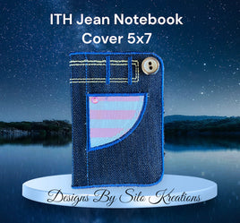 ITH BLUE JEAN MINI NOTEBOOK COVER 5X7