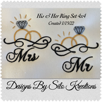 His & Hers Ring Set 4x4