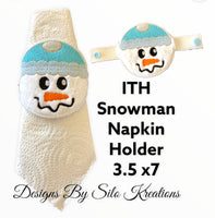 Snowman & Jack Napkin Holdet  Set 1