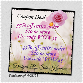 Coupon valid until 4/28/21