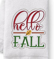 Hello Fall Set 5x7