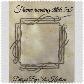 Frame Running Stitch 5x5
