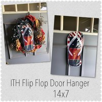 ITH FLIP FLOP DOOR HANGER 14 X 7