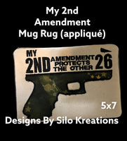 2ND AMENDMENT GUN MUG RUG SET